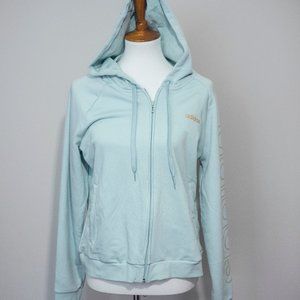 NWT Adidas Brand Zip Front Hoodie light green XL